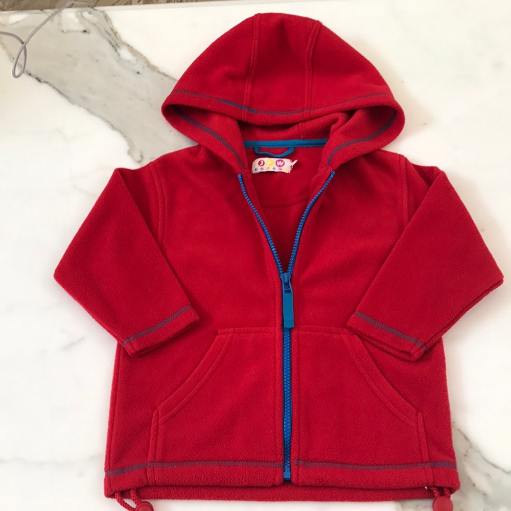 Brand new condition Red zip up sweatshirts size 2T